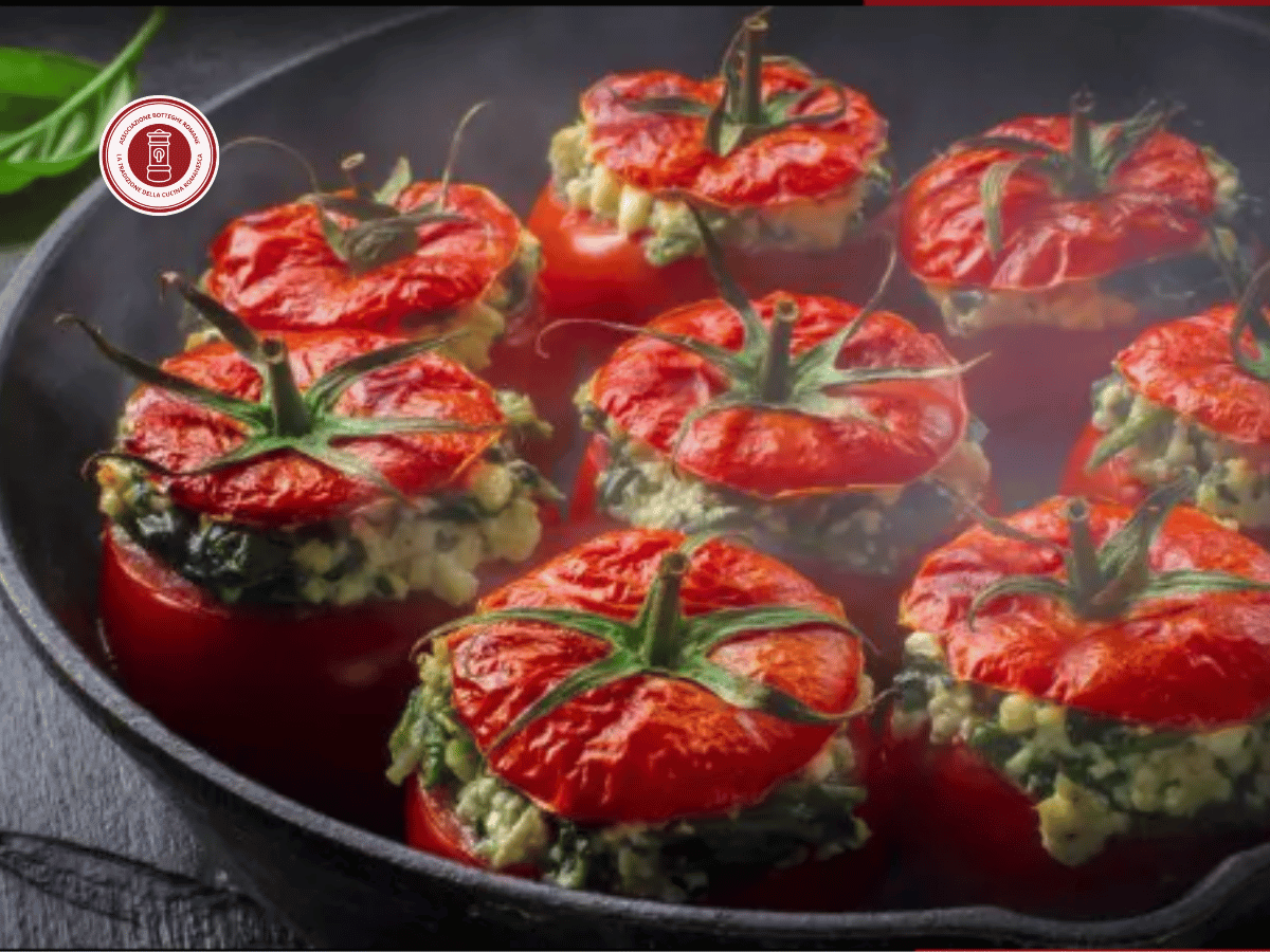 ricetta pomodori ripieni di riso alla romana (1)