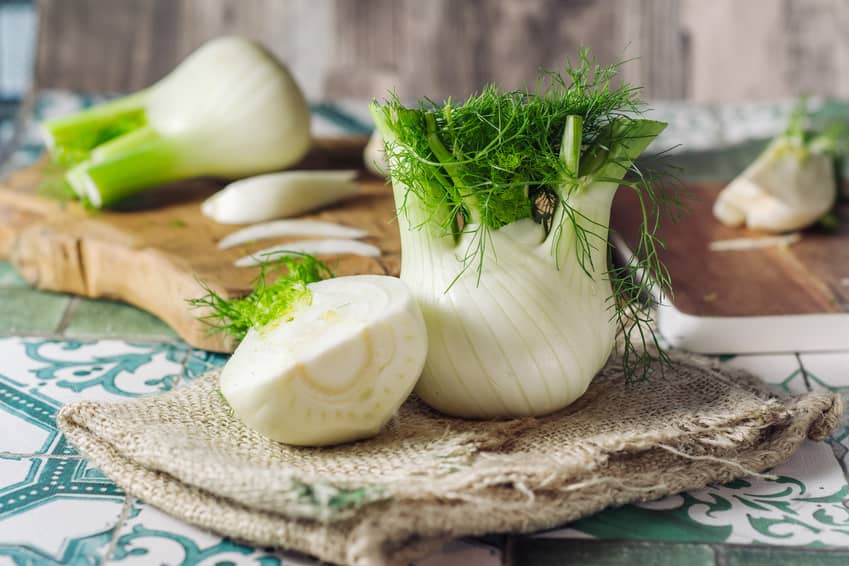 Fresh raw fennel
